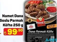 NAMET DANA SOSLU PARMAK KÖFTE 250 G fiyat ve kampanya bilgisi